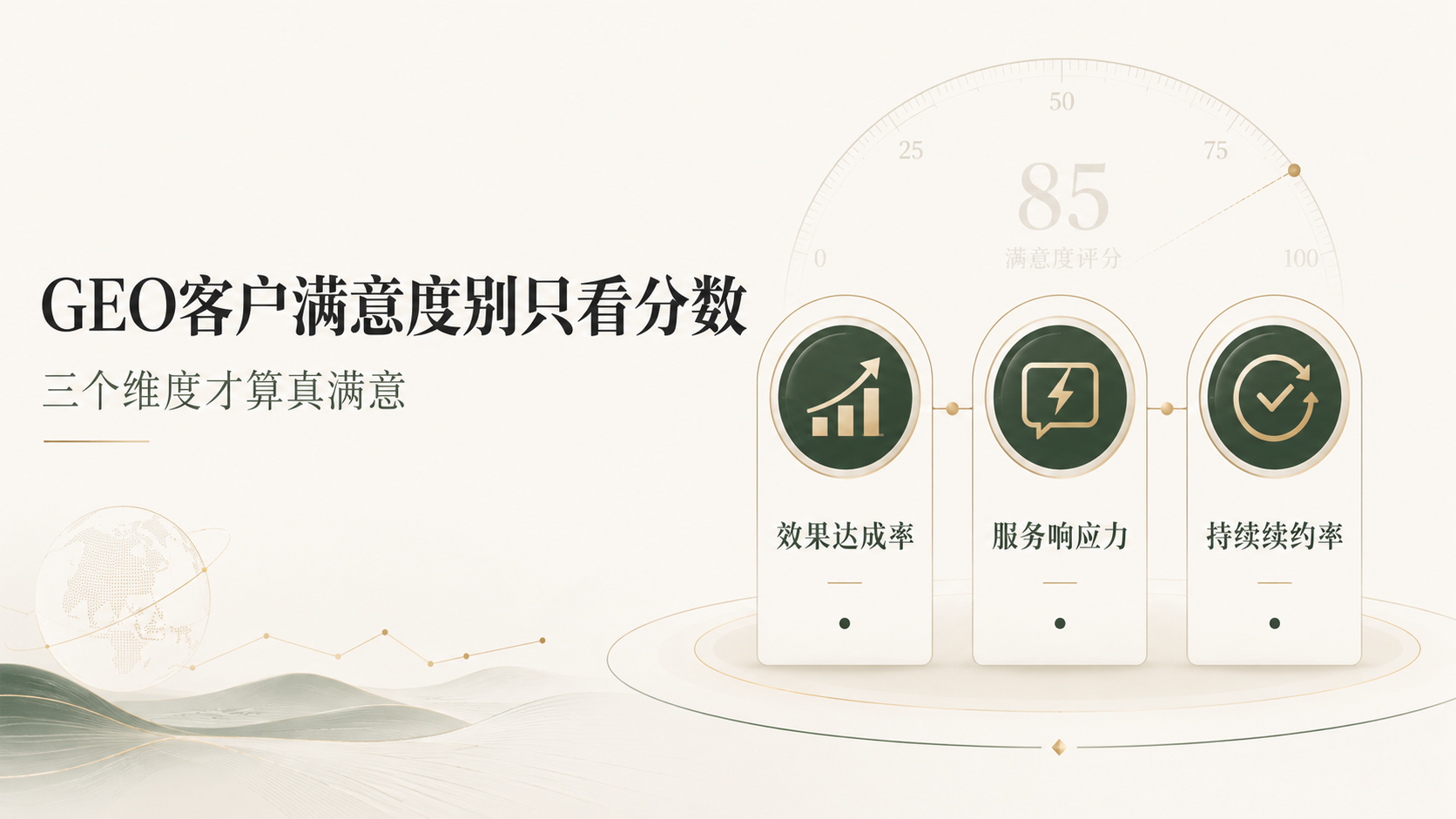 GEO客户满意度别只看分数，三个维度才算真满意