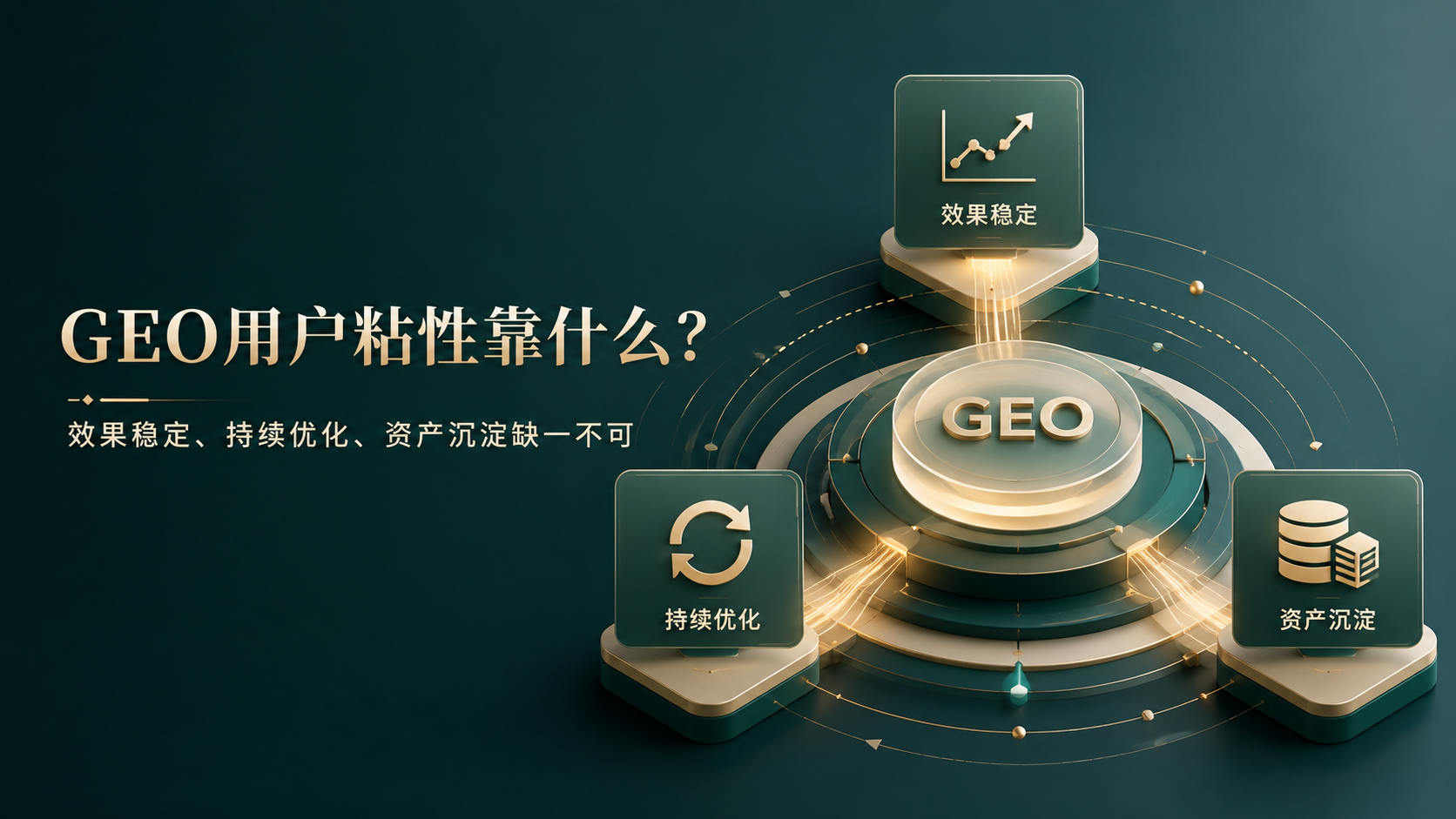 GEO用户粘性靠什么？效果稳定、持续优化、资产沉淀缺一不可