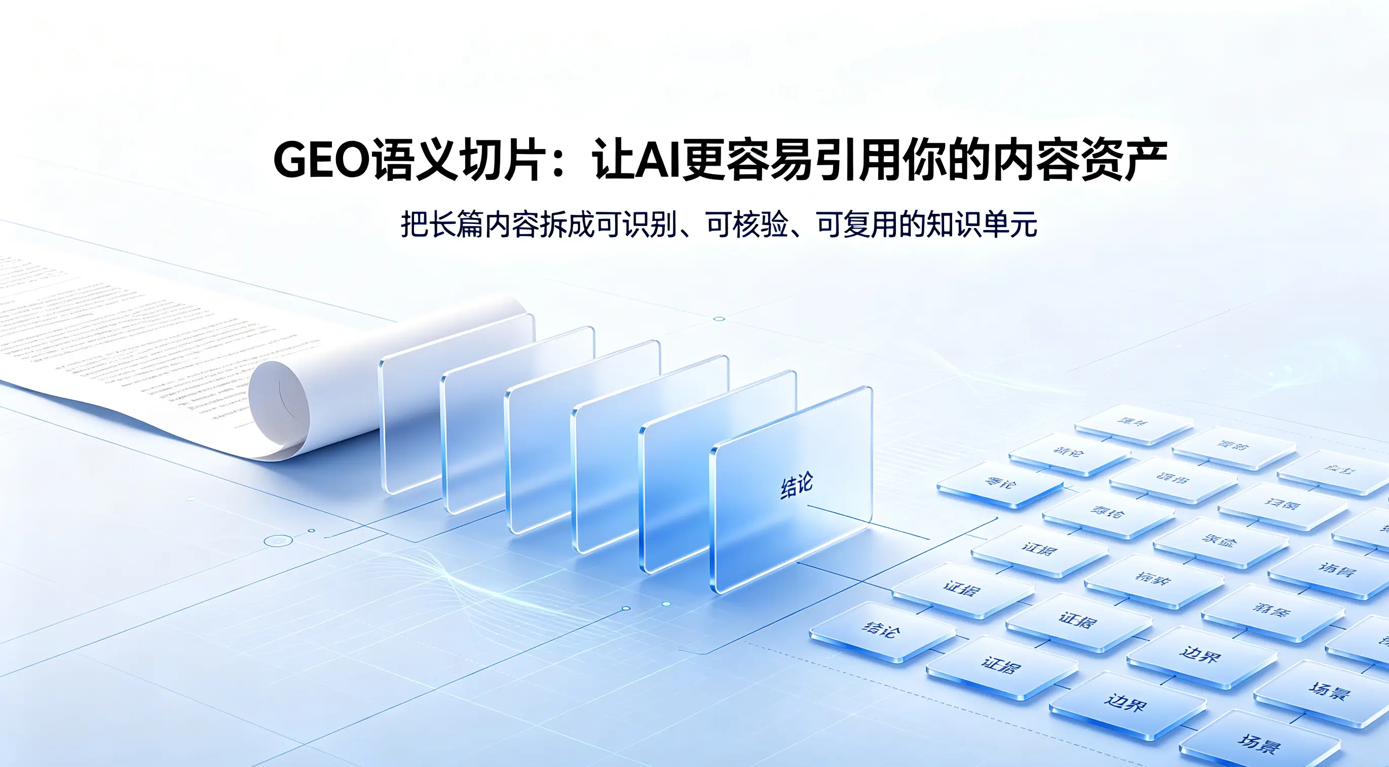 GEO语义切片实战：从关键词堆砌到AI信任资产的实操指南