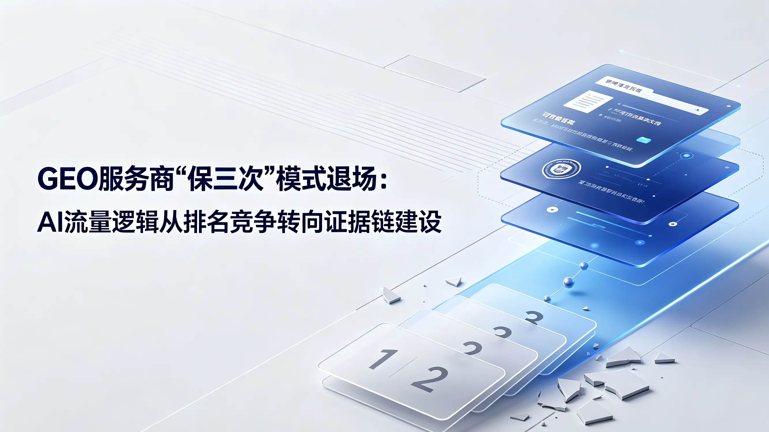 AI流量逻辑从排名竞争转向证据链建设