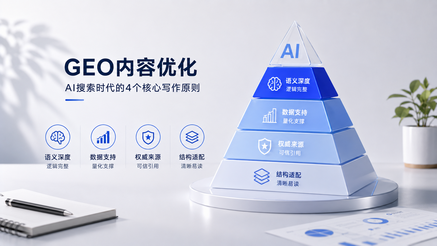 GEO内容优化指南：AI搜索时代的4个核心写作原则