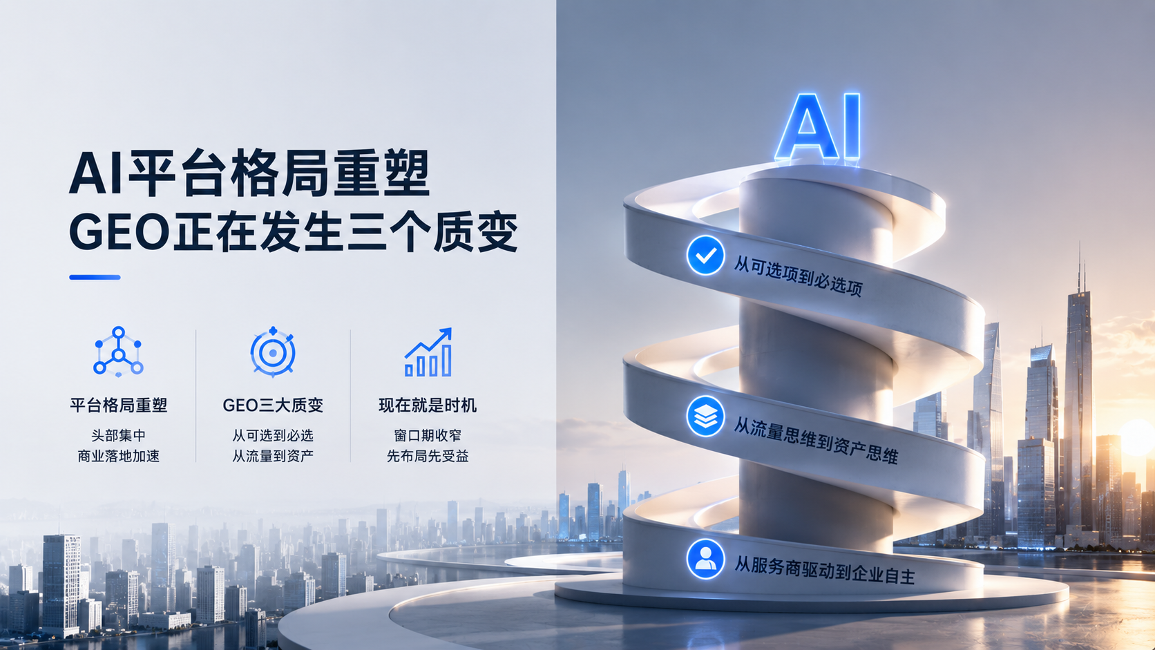 智谱万亿市值背后：AI平台格局重塑，GEO正在发生三个质变