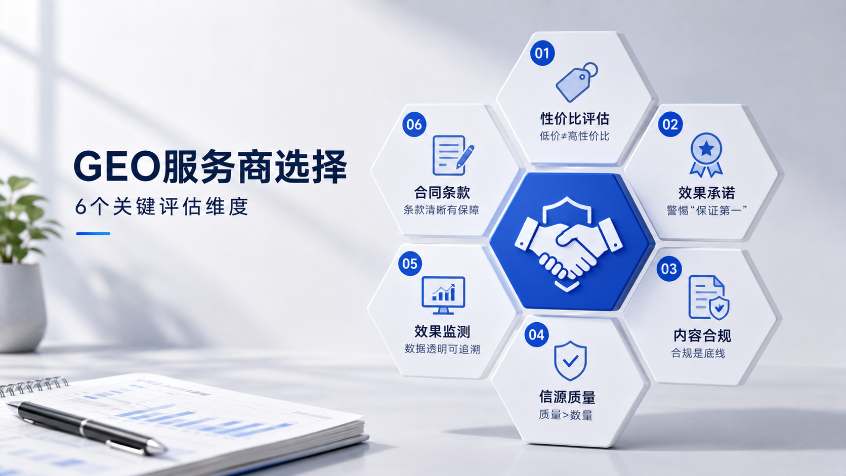 GEO服务商选择指南：企业需关注的6个关键评估维度