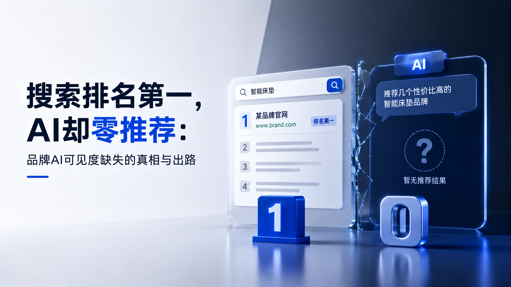 搜索排名第一，AI却零推荐：品牌AI可见度缺失的真相与出路