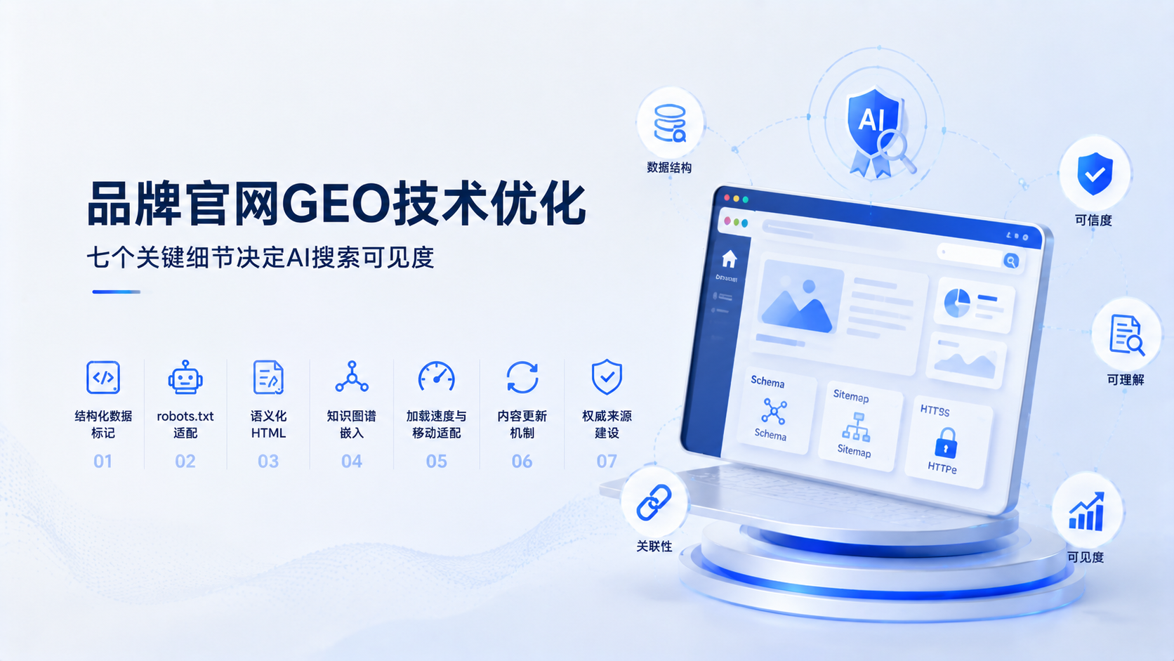 品牌官网GEO技术优化指南：七个关键细节决定AI搜索可见度