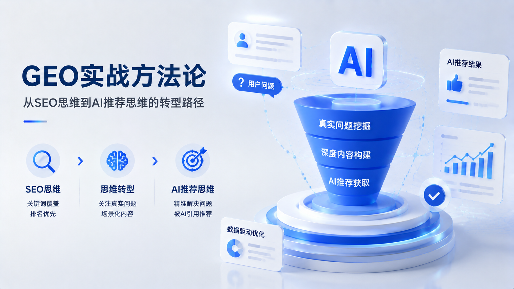 GEO实战方法论：从SEO思维到AI推荐思维的转型路径