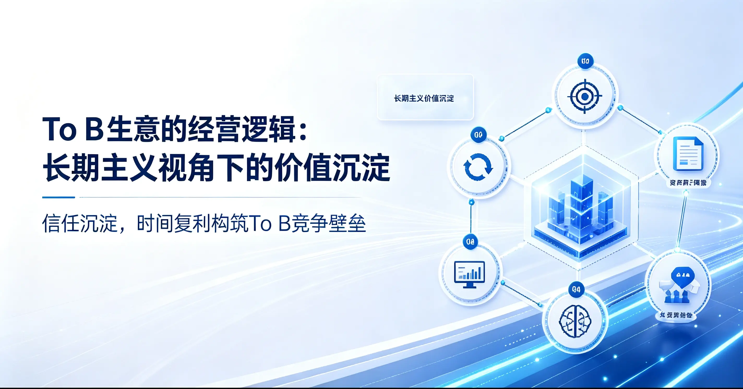 To B生意的经营逻辑：长期主义视角下的价值沉淀