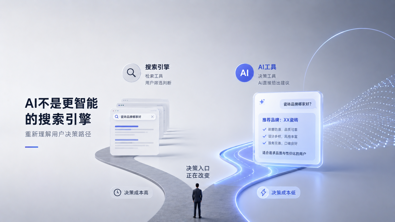AI不是更智能的搜索引擎：为什么企业需要重新理解用户决策路径
