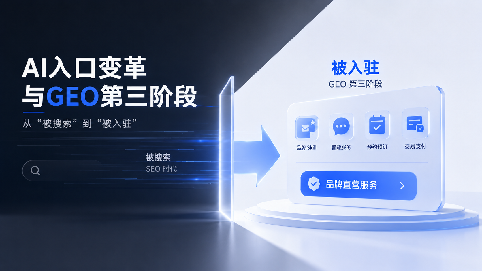 AI入口变革与GEO第三阶段：从“被搜索”到“被入驻”