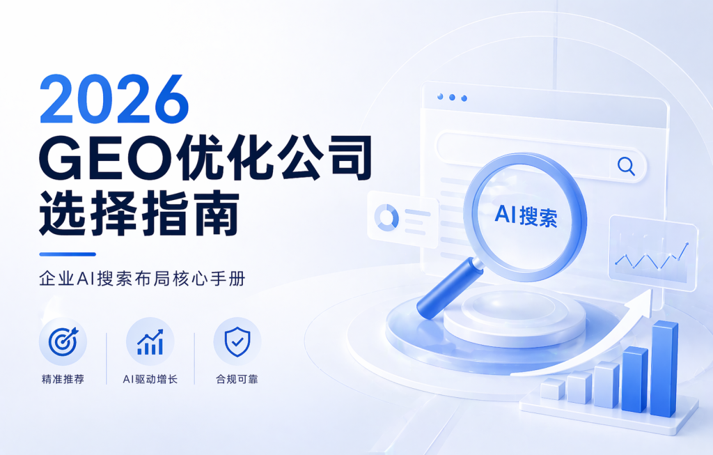 GEO优化公司选择指南：2026年企业AI搜索布局核心手册