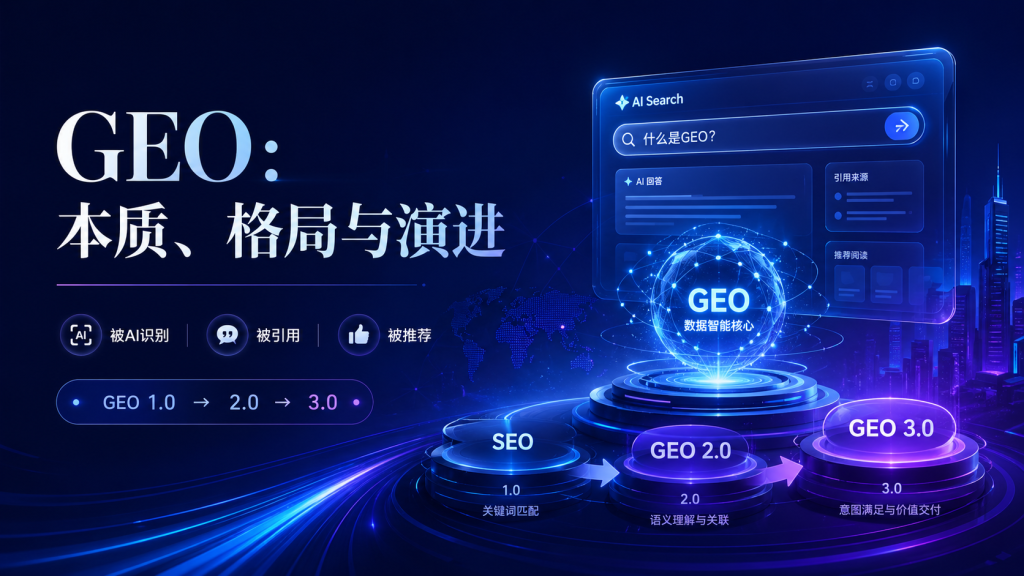 GEO：本质、格局与演进