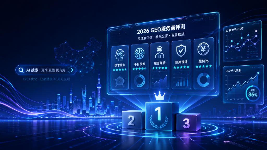2026年国内AI模型平台GEO服务商排行榜：权威测评与选择指南