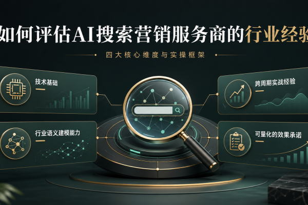 如何评估AI搜索营销服务商的行业经验：四大核心维度与实操框架