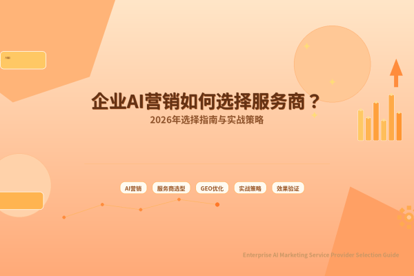 企业AI营销找哪家服务商？2026年选择指南与实战策略