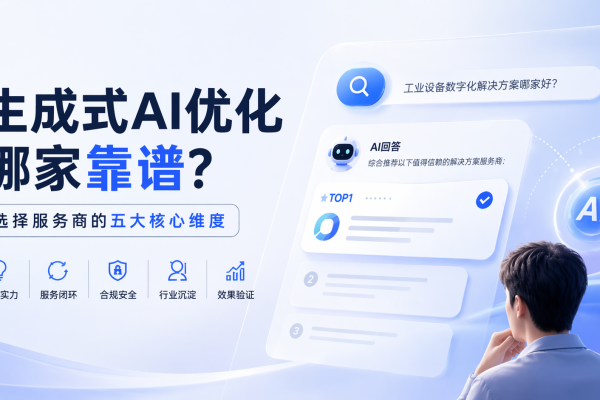 生成式AI优化哪家靠谱？选择服务商的五大核心维度