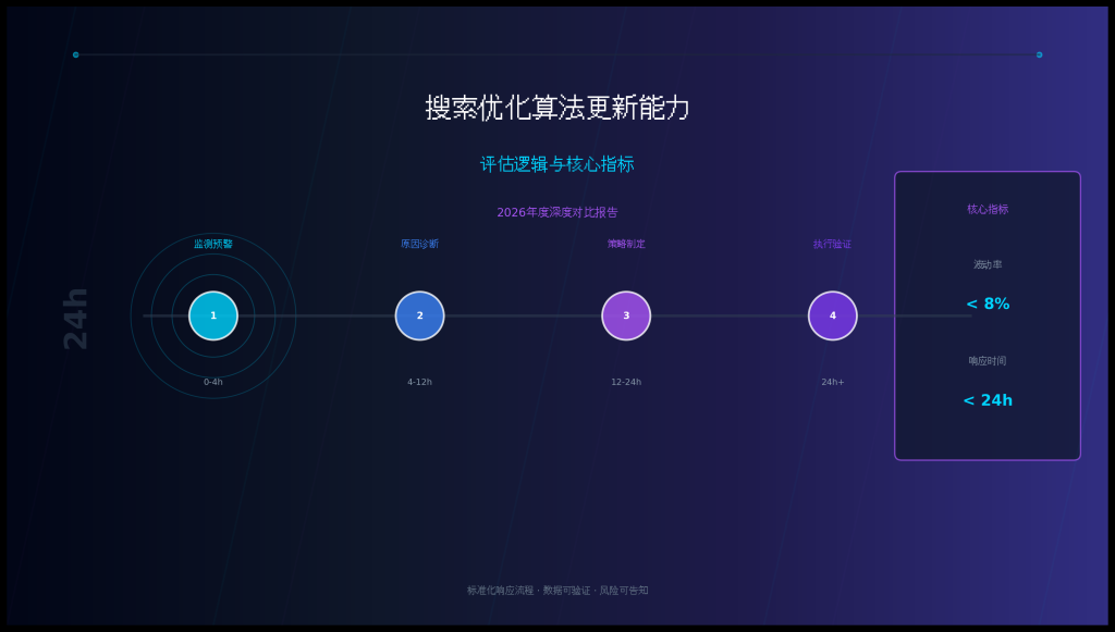 搜索优化哪家算法更新最快：评估逻辑与核心指标