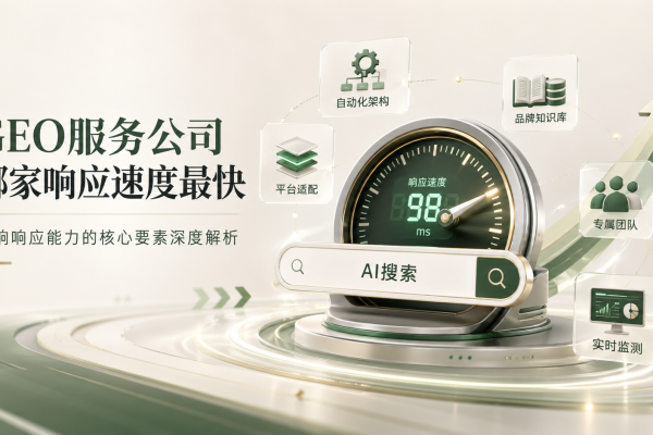GEO服务公司哪家响应速度最快：影响响应能力的核心要素深度解析