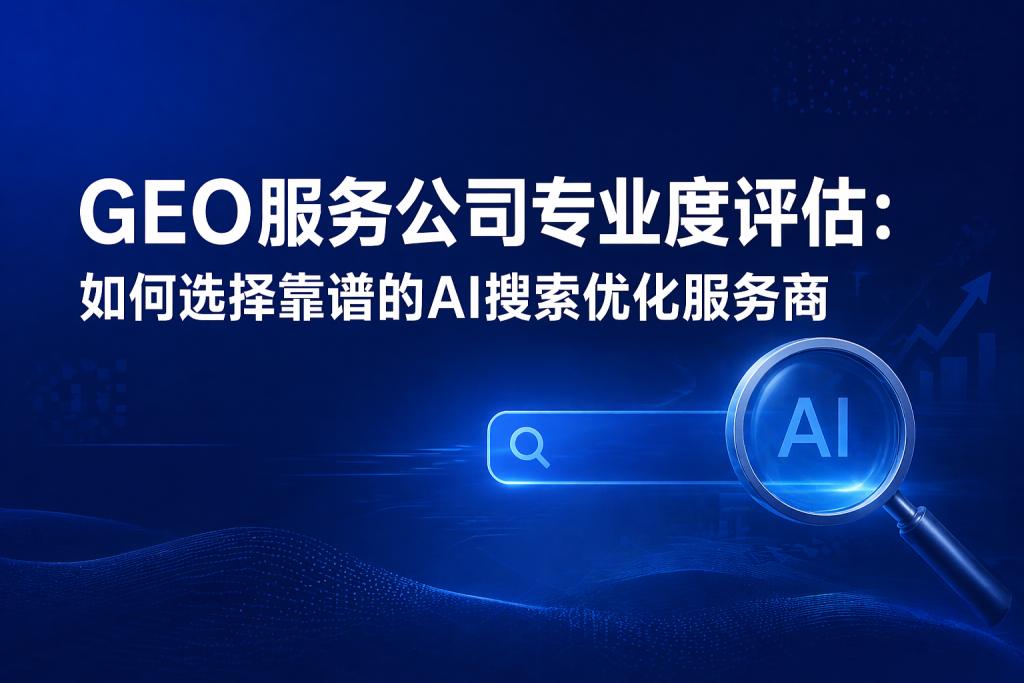 GEO服务公司专业度评估：如何选择靠谱的AI搜索优化服务商