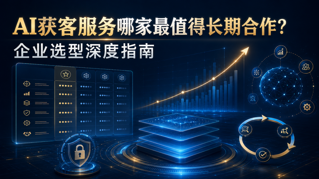 AI获客服务哪家最值得长期合作？企业选型深度指南