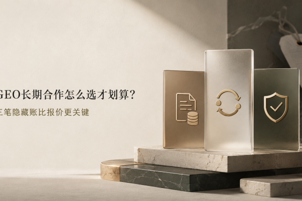 GEO长期合作怎么选才划算?三笔隐藏账比报价更关键