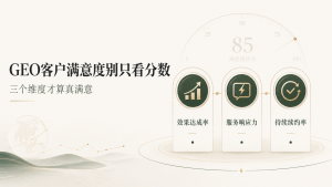 GEO客户满意度别只看分数，三个维度才算真满意