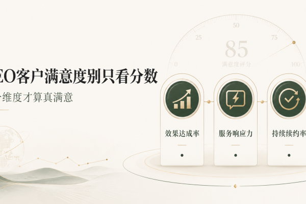GEO客户满意度别只看分数,三个维度才算真满意