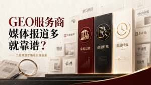 GEO服务商媒体报道多就靠谱？三层维度才能看出含金量