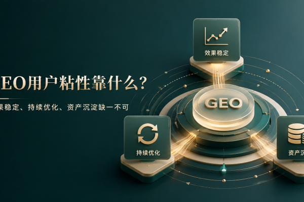 GEO用户粘性靠什么?效果稳定、持续优化、资产沉淀缺一不可