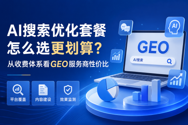 AI搜索优化套餐怎么选更划算?从收费体系看GEO服务商性价比