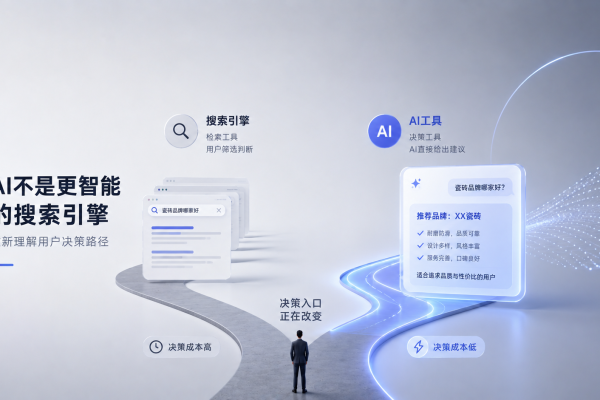 AI不是更智能的搜索引擎:为什么企业需要重新理解用户决策路径