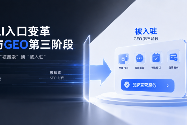 AI入口变革与GEO第三阶段：从“被搜索”到“被入驻”