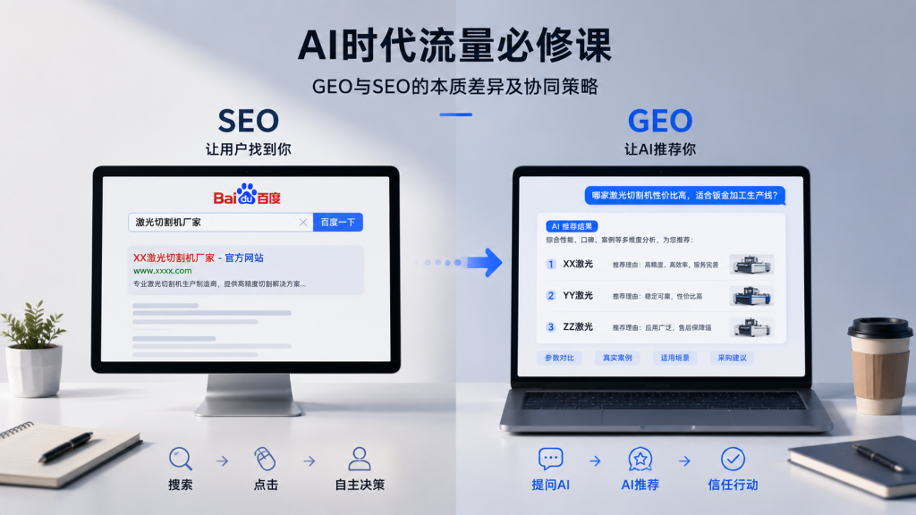 AI时代流量必修课：GEO与SEO的本质差异及协同策略
