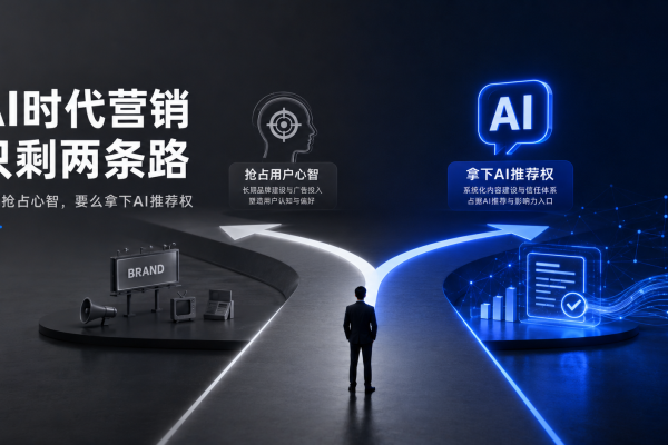 AI时代营销只剩两条路:要么抢占心智,要么拿下AI推荐权