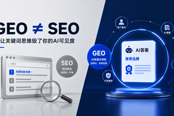 GEO≠SEO:别让关键词思维毁了你的AI可见度