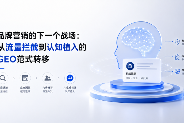品牌营销的下一个战场：从流量拦截到认知植入的GEO范式转移
