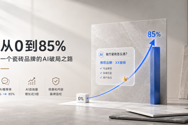 从AI推荐率0到85%:一个瓷砖品牌做了什么?