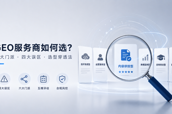 GEO服务商的鱼龙混杂:六大门派、四大误区与选型穿透法