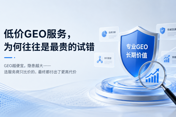 低价GEO服务,为何往往是最贵的试错