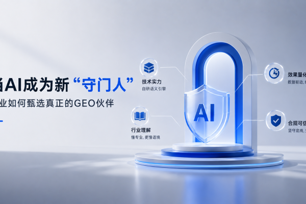 当AI成为新“守门人”：企业如何甄选真正的GEO伙伴