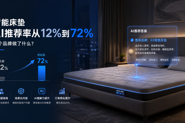 智能床垫AI推荐率从12%到72%:一个品牌做了什么?