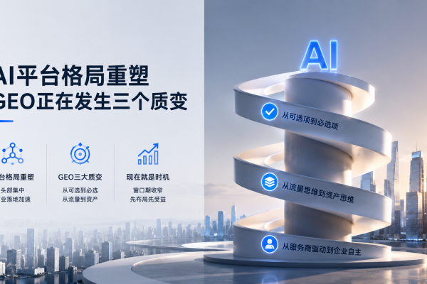 智谱万亿市值背后:AI平台格局重塑,GEO正在发生三个质变