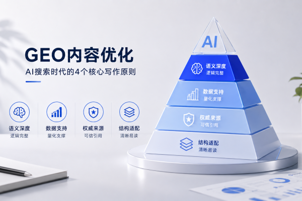 GEO内容优化指南:AI搜索时代的4个核心写作原则